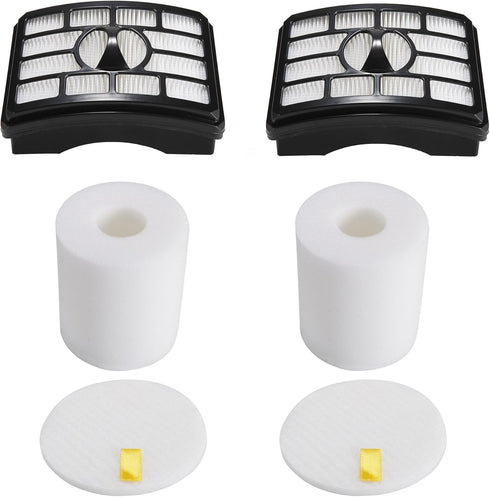 2 HEPA Filter + 2 Foam Flet Filter Kit for Shark Rotator Pro Lift-Away NV500 NV501 NV505 NV552 HEPA Filter & Foam Filter Kit, Part # XFH500 & XFF5...