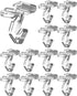 NACETURE Clear Drop Ceiling Hooks Classroom Decorations - 12 Pack Polycarbonate Ceiling Hanger Hooks for Hanging Track Clip on Suspended Ceiling T...