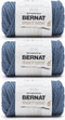 Bernat Macrame Denim Yarn - 3 Pack of 8.8oz/250g - Blended Fiber - #6 Super Bulky - 44 Yards - Knitting, Crocheting & Crafts......