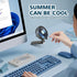 KIBEE Portable Fan,5200mAh Rechargeable Handheld Fan,180° Foldable Hand Fan,personal Fan,3 Wind Speeds Camping Fan.Mini Fan for outdoor,home,makeu...