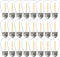 FLSNT 24 Pack LED S14 Replacement Light Bulbs, Shatterproof Waterproof 1W Outdoor String Light Bulbs, E26 Regular Base, 2200K Warm White, CRI80, N...