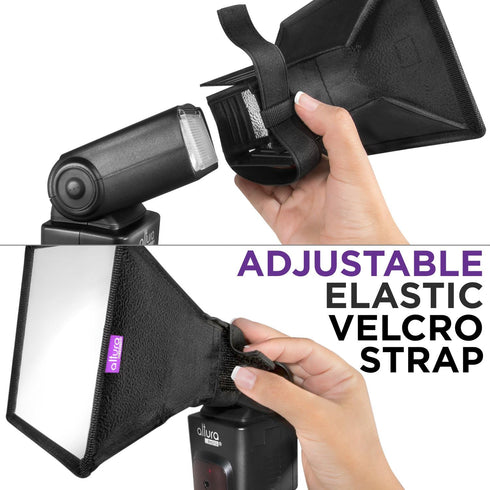 Flash Diffuser Light Softbox 6x5” by Altura Photo (Universal, Collapsible with Storage Pouch) for Canon, Yongnuo and Nikon Speedlight...