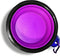 Foldable Travel Dog Bowls (4 Pack) (Pink/Purple)...