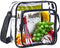 Clear Crossbody Bag Stadium Approved, Clear Messenger Shoulder Bag with Adjustable Strap for Work, Concerts, Sports Events...