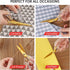 Acrylic Scissors, Ultra-Sharp Titanium Coated Blades and Ergonomic Clear Handle, Four Different Size All Purpose Scissors, Modern Design for Craft...
