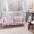 Bedtime Originals Blossom Pink/White Swan Coral Fleece Baby Blanket...