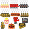 24PCS Movie Night Keychains, Movie Night Party Favors Include Clapboard Microphone Ticket Popcorn Microphone Projector Keychains for Birthday Part...