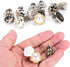 Cover Up Button Pins, 30PCS Brooch Pins for Clothes, Safety Brooch Buttons, Accidental Exposure Prevention Invisible Buttons for Women Girls Cloth...