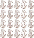 20Pcs Cute Cat Shaped Paper Clips, Metal Animal Shaped Clips, Rose Gold Paperclips for Office, Paper, and Memo...