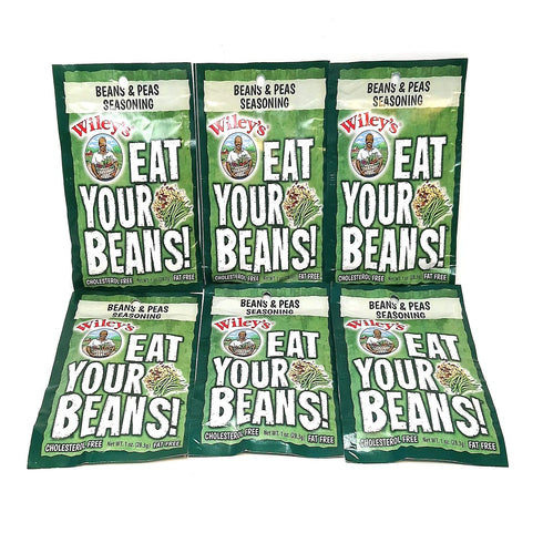 Wiley's Beans and Peas Seasonings -6 (SIX) Packets...