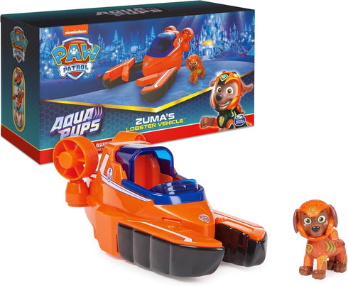 Paw Patrol Aqua Pups Zuma Transforming Lobster Vehicle with Collectible Action Figure, Kids Toys for Ages 3 and up...