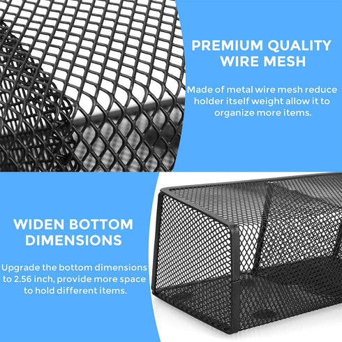 Magnetic Pencil Holder, Metal Strong Magnet Pen Cup Magnetic Marker Storage Basket Organizer to Hold Whiteboard Refrigerator Fridge Locker Accesso...