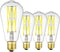 LEOOLS Dimmable E26 LED Filament Light Bulbs, 100 Watt Equivalent,5000K Daylight White,Classic Clear Glass Edison Style Vintage LED Light Bulbs,4 ...
