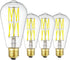 LEOOLS Dimmable E26 LED Filament Light Bulbs, 100 Watt Equivalent,5000K Daylight White,Classic Clear Glass Edison Style Vintage LED Light Bulbs,4 ...