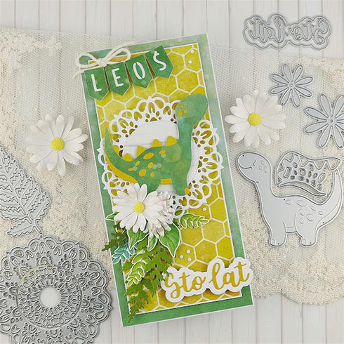 Cutting Dies Metal Stencils Scrapbooking Tools DIY Embossing Template for Paper Card Making Album Arts Crafts Supplies (Daisy Flower Set-9.4x8.4cm...