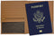 Light Brown RFID Genuine Leather Passport Wallet...