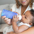 Dr. Brown's Options+ Narrow Glass Bottle Sleeve, 100% Silicone, Glow-in-the-Dark, BPA-Free, 8 oz, 1-Pack...
