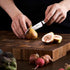 KYOKU 4.5 Inch Paring Knife - Daimyo Series - Fruit Knife with Ergonomic Rosewood Handle, and Mosaic Pin - Japanese 440C Stainless Steel Kitchen K...