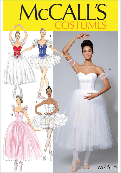 McCall's Patterns Ballerina Costume Sewing Pattern for Women, Sizes 14-22...