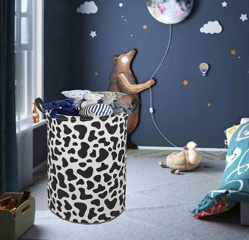 Laundry Hamper Toys Box Storage Bins Canvas Waterproof Collapsible Clothes Organizer Basket with Handle Freestanding Large Cute Light Weight for H...