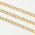 YOUBEIYEE 33 Feet Gold Plated Chain for Jewelry Making Aluminum Embossed Cable Necklace Chain for Women Jewelry Making Supplies...