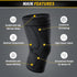 CAMBIVO 2 Pack Knee Braces for Knee Pain, Knee Compression Sleeve for Men and Women, Knee Support for Meniscus Tear, Running, Weightlifting, Worko...