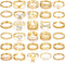 Vintage Gold Knuckle Rings Set for Women,Bohemian Stackable Joint Finger Ring Sets,Y2K Fashion Cute Retro Midi Rings Pack Trendy Dainty Jewelry Gi...