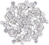 EVER FAITH Wedding Corsage Jewelry Austrian Crystal Elegant Flower Wreath Brooch Pin for Women...