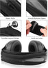 Geekria Medium Cooling-Gel Hook and Loop Headband Cover + Headband Pad Set Protector No Tool Needed Compatible with Razer, JBL, Plantronics, Sennh...