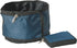 PET LIFE Wallet Folding Waterproof Zippered Collapsible Folding Travel Pet Dog Cat Bowl Feeder Waterer, One Size, Blue...