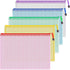 Koogel 5PCS Mesh Zipper Pouches, Zipper File Bags Poly Zip Envelopes Waterproof Puzzle Bags for A4 Paper Travel Office School Cosmetics...