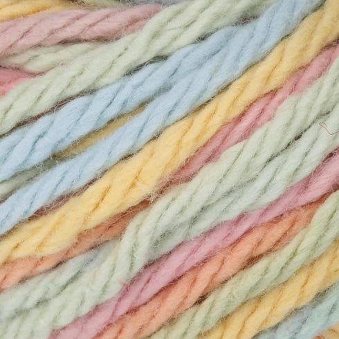 Lily Sugar 'N Cream The Original Ombre Yarn, 2oz, Gauge 4 Medium, 100% Cotton, Butter Cream - Machine Wash & Dry......