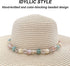 Hat Band for Womens Cowboy Hat, Hand Made Replaceable Fedora Hat Belt for Men Panama Hat...