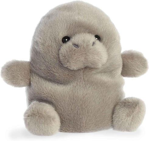 Aurora® Adorable Palm Pals™ Blubs Manatee™ Stuffed Animal - Pocket-Sized Play - Collectable Fun - Gray 5 Inches...