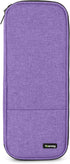 Teamoy Knitting Needles Case (Up to 14''), Travel Organizer Storage Bag for Knitting Needles, Tunisian Crochet Hooks and Accessories, Purple...
