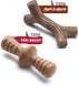 Benebone Puppy 2-Pack Maplestick/Zaggler Durable Dog Chew Toys for Gentle Chewers, Real Bacon, Real Maplewood, Made in USA, Tiny...