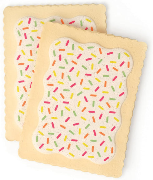 Genuine Fred SLOP TARTS, Set of 4, Compressed Kitchen Sponges, Expands when wet, Clever and quirky kitchen accessory...