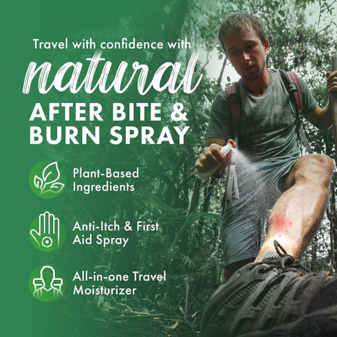 Wild Relief Anti Itch Spray and Mosquito Bite Itch Relief, Plant-Based Bug Bite Relief and Burn Spray, for Minor Burns, Cuts & Rashes, with AloeVe...