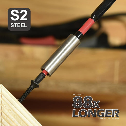 30 Pieces T20 1 In. Impact Tough Magnetic #20 Torx Head Power Bits, S2 Alloy Steel T20 Screwdriver Bits Set...