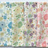 8pcs 18x22inches (46x56cm) Cotton Fabric Floral Pre-Cut Quilt Squares Fat Quarters Fabric Bundles for Sewing & Quilting, Multicolor...