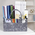 Sammy & Lou Collapsible Floral Felt Storage Caddy, Divided Design To Keep Diapers, Wipes And Changing Items Organized, Two Handles, 11.5 in x 6 in...
