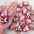 GuassLee Valentines Day Decorations Heart Ornaments - 36pcs Rose Gold Heart Shaped Baubles Tree Ornaments for Valentine's Day Wedding Anniversary ...