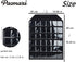 PACMAXI Wall Hanging Badge Button Pins Organizer Display Storage Stand, Enamel Pin Display Holder,hold Up To 36 Pins (Black)...