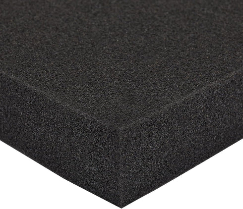 Okuna Outpost 2 Pack Black Polyurethane Foam Sheets - 12x12x1.5 Customizable Foam Insert Pads for Padding, Tool Case Cushioning & Crafts...