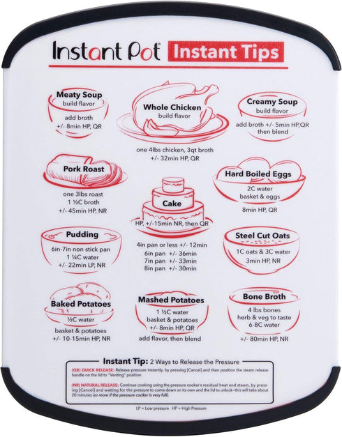Instant Pot Official Cutting Board, 11x14, Black...