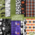 Reofrey 24 Sheets Halloween Pattern Paper Set, 6"x6" Scrapbook Paper Pad Single-Sided Pattern Paper Pack, Scrapbooking Supplies Kit Craft Paper Gh...