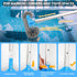 12.5'' Round End Pool Brush Head Cleaning Pool Wall & Tiles & Steps Sturdy Nylon Bristles, Pool Scrub Brushes,for Inground/above Ground Swimming P...