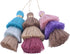 KONMAY Bulk 20pcs Tri-Layered Tassels with Hanging Loop for Jewelry Making, Clothing...