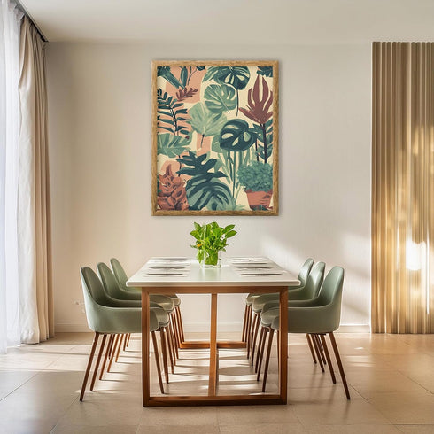 Posterizer 1 pcs-plants pots cactus cute art for plant lovers 9-Floral & Botanical Art-GIft for Men Women Teens-Decor for Home & Office- unframed ...