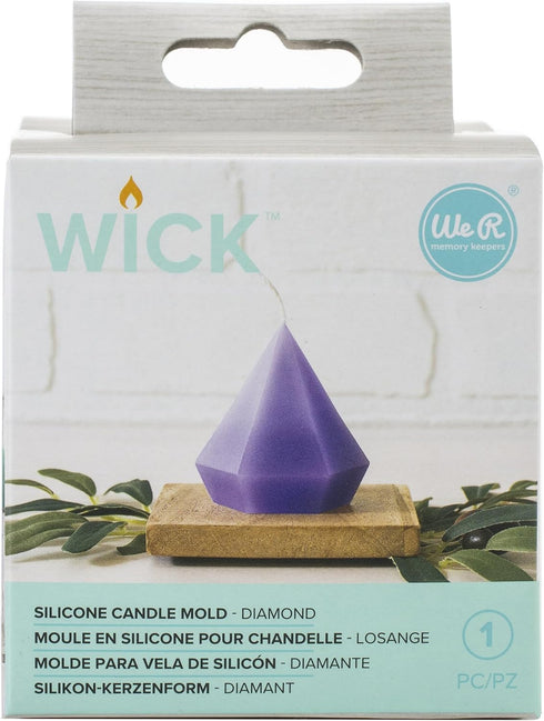 We R Memory Keepers Wick Candle Mold-Diamond...